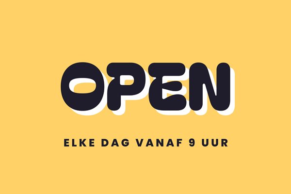 Vlagontwerp Open geel