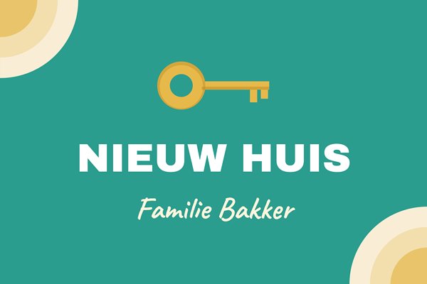 Vlagontwerp Nieuw huis